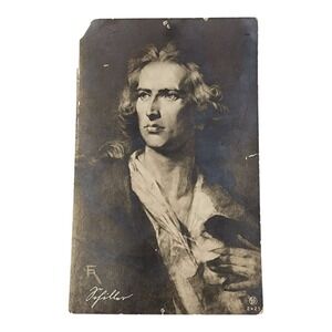 Johann Christoph Friedrich von Schiller Iconic Literary Figure RPPC Postcard